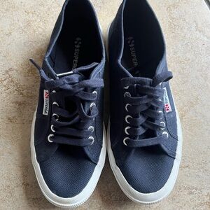 Superga Men's Navy Canvas Sneakers